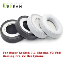 Defean сменные амбушюры из пены для наушников razer Kraken 7,1 Chroma V2 USB Gaming Pro V2