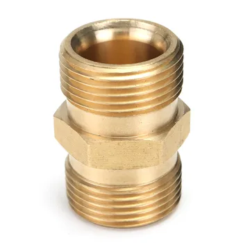 

M22*1.5 Brass Pressure Washer Adapter Male To Male Hose Coulper Fitting