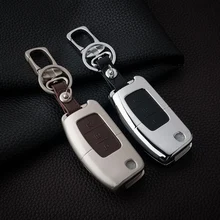 Coche Que Labra la Cubierta de Accesorios de Automóviles de Casos Clave de cuero Para Ford Focus 2 Fiesta Mondeo Kuga Escape Ecosport Fusión Llavero
