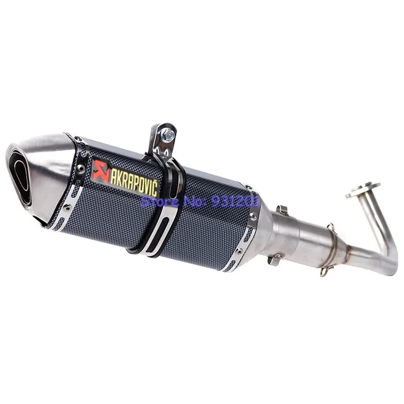 

PCX 125 150 Motorcycle Exhaust Muffler System Slip On Akrapovic Exhaust Motorcycle Middle Link Pipe PCX125 PCX150 Escape de Moto