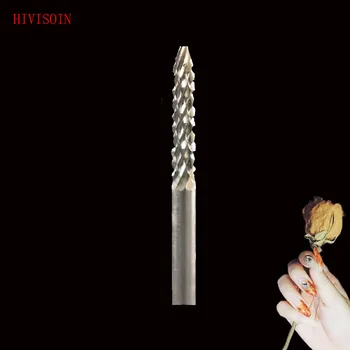

HIVISOIN-15pcs - Carbide Nail Drill Bit - Under Nail Cleaner Bit -(60120010)