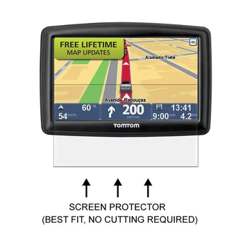 

3x Anti-Scratch Clear LCD Screen Protector Shield Film for TomTom Start 45 45M 45TM M TM 4.3" GPS Vehicle GPS Accessories