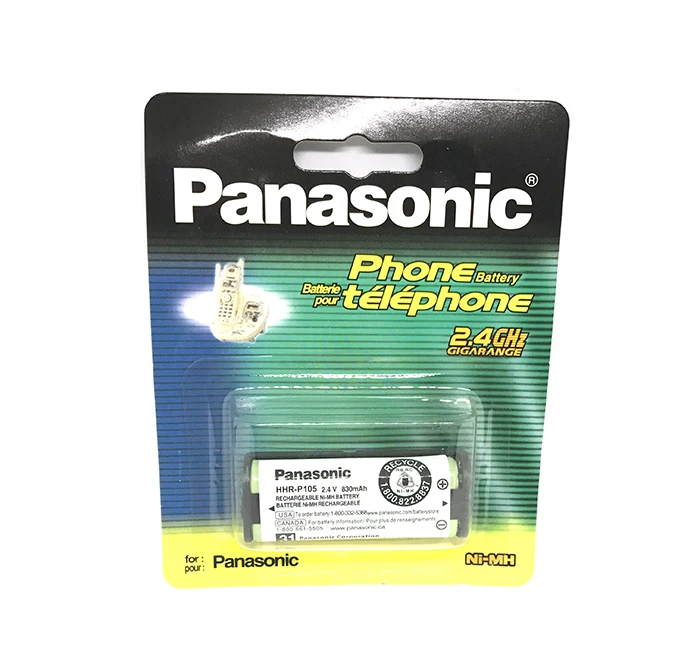1X 830mAh 2.4V Wireless Home Phone battery HHR P105 for panasonic