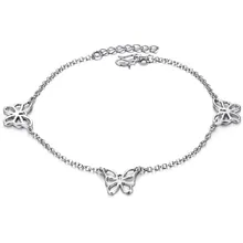 Free shipping New Wholesale Fashion Jewelry Personalized Little Butterfly Anklets for Women / Lady