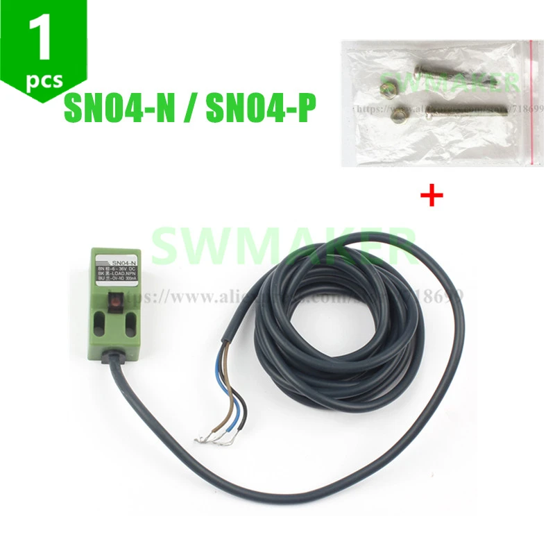 1pcs SN04 N SN04 P Proximity Switch Detection Distance Auto Leveling