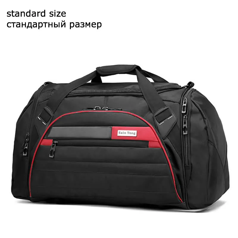 Большая Дорожная сумка большой ёмкость для мужчин женщин ручной чемодан Duffle Сумки Оксфорд выходные Multi Функция поездки плеча Кошелек