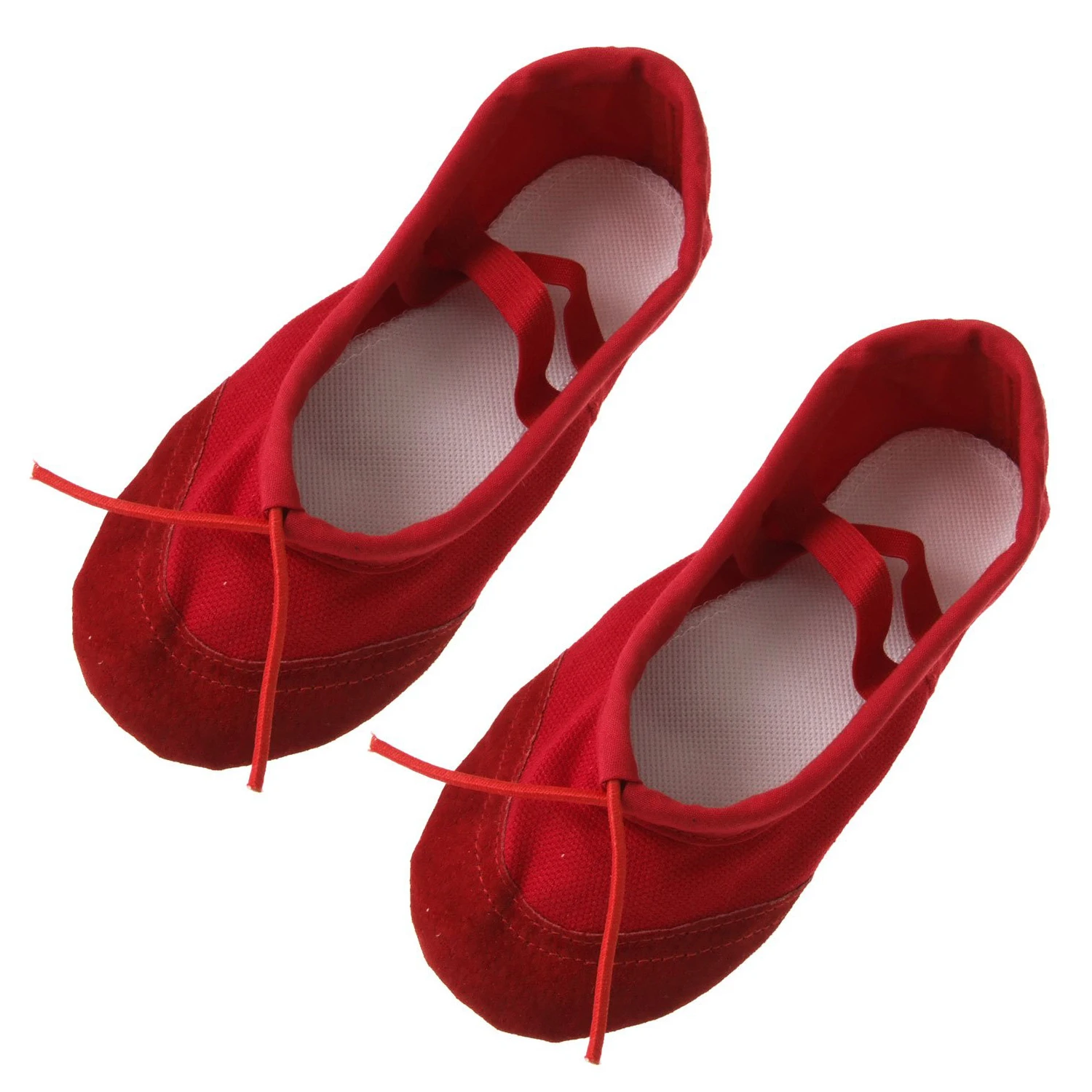 red dance sneakers