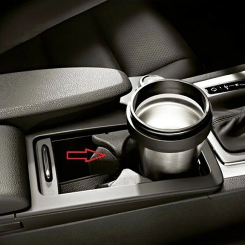 Для Mercedes W207 C207 W212 центральная консоль подстаканник отделка вставка делитель черный