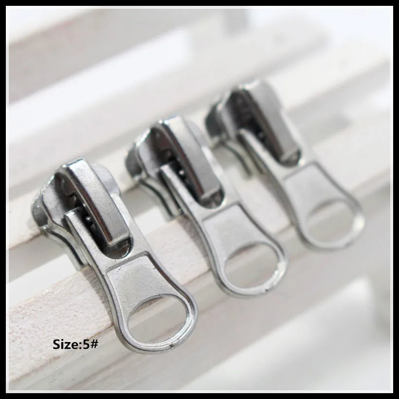 5 Wholesale 10pcs Zipper Sliders Metal Zipper Pulls zipper Head For