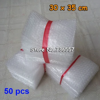 

50pcs New Bubble Bags 30*35cm Transparent Paded Envelopes Wrap Bags Pouches packaging PE Mailer Packing air bubble bag