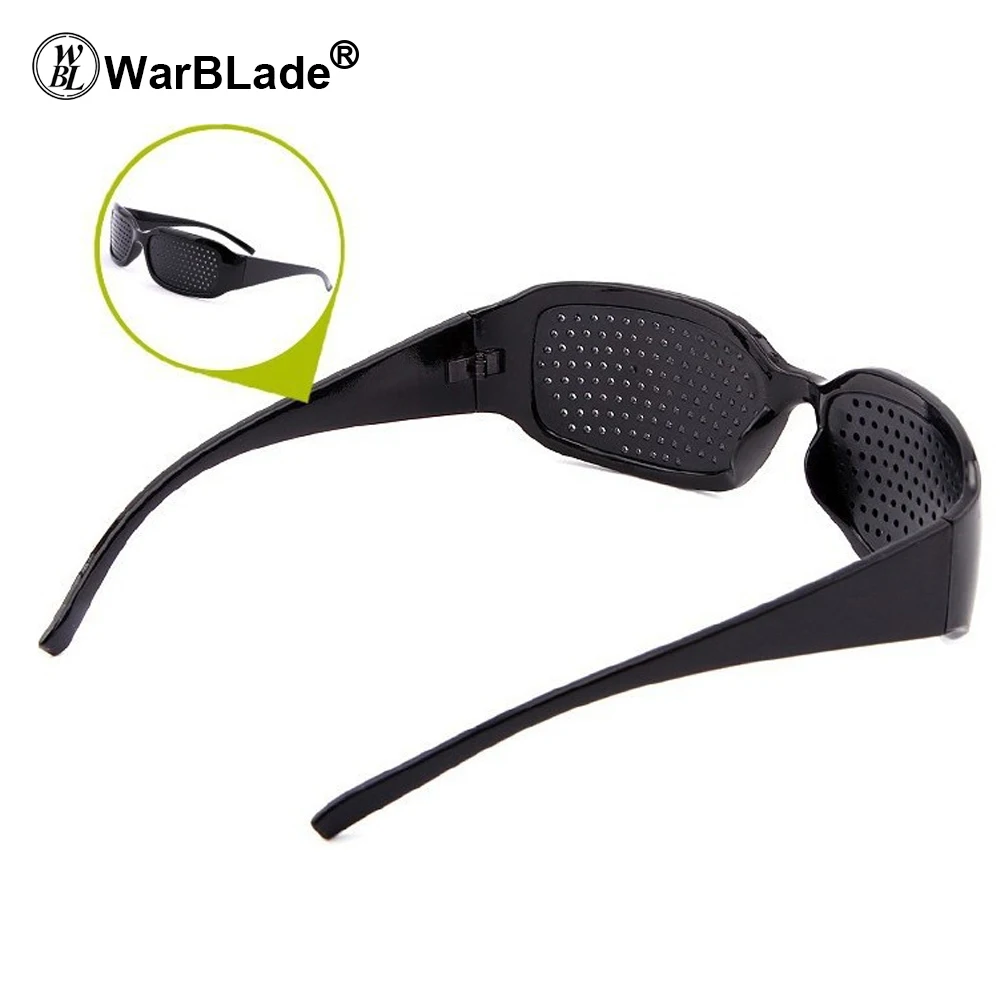 WarBLade детские очки против близорукости, женские очки для ухода за зрением, солнцезащитные очки с отверстиями для глаз, улучшают естественное исцеление, Анти-усталость