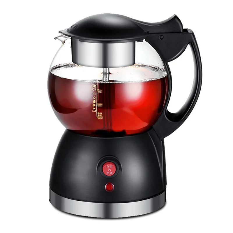 0.8L CCC Automatic steam stainless steel Hot Tea Maker Glass Electric