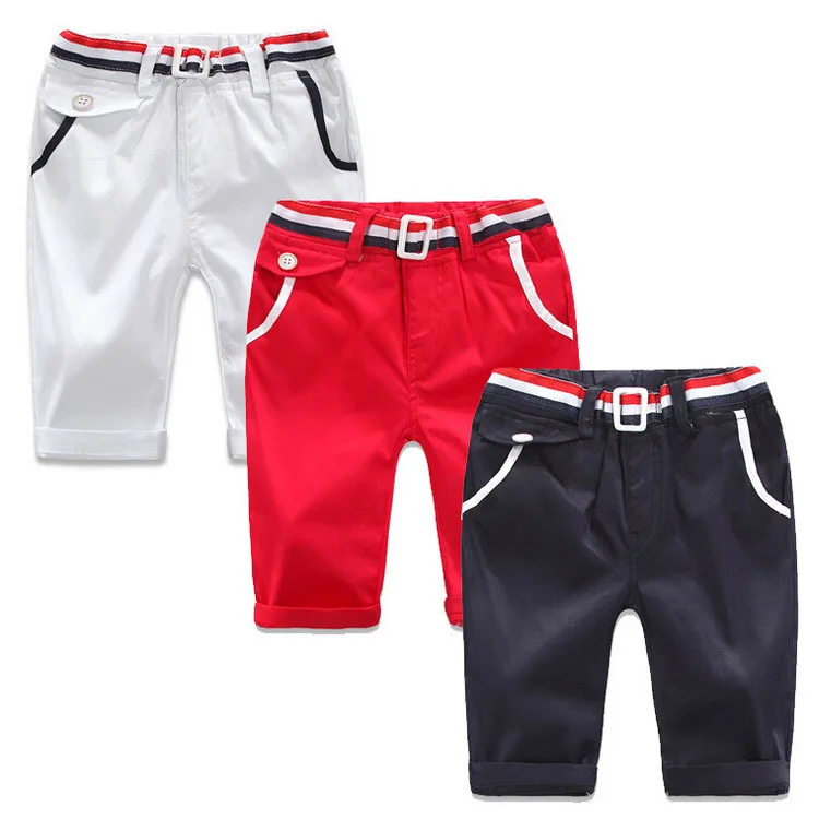 3 Color Summer Children Capri Kids Boys Pants 3 7 Years 2015 New