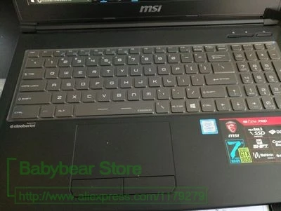 Для новейших MSI GS75 GT73 GT73VR GT72 GT72VR GT62 GT62VR 17,3 водонепроницаемые ультра тонкие прозрачные ТПУ чехлы для клавиатуры