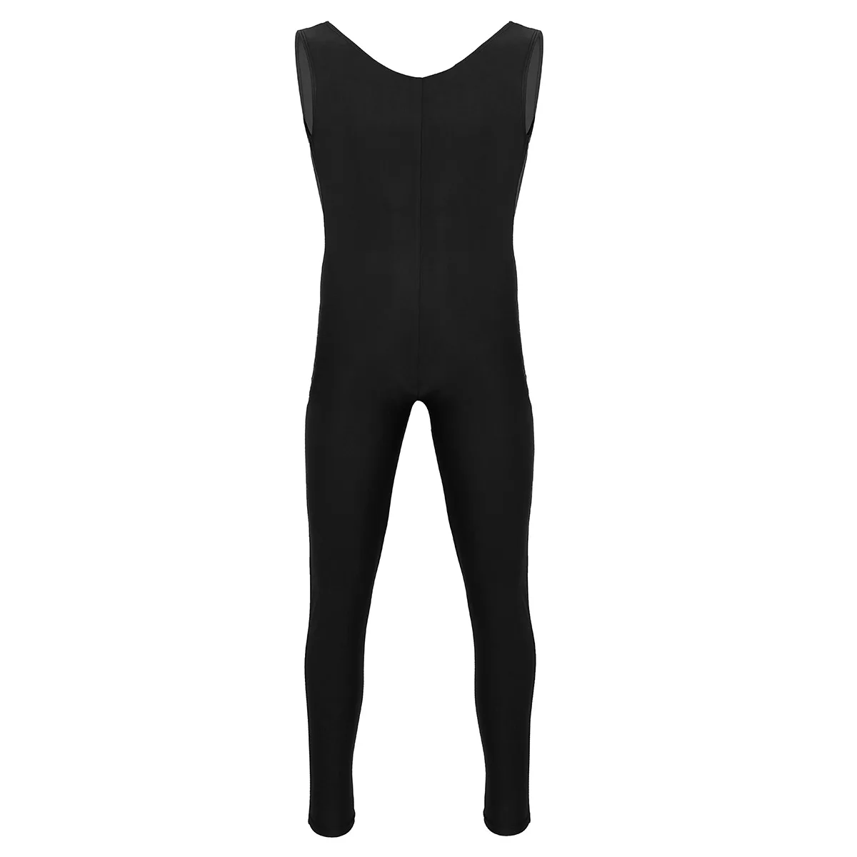 Mens Ballet Leotard Unitard Tight Bodysuit for Dancing Scoop Neck Skin-Tight Vest Male Gymnastics Ballet Leotard Dancewear mens ballroom clothes