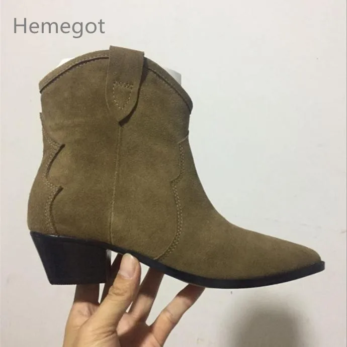 

Ankle Boots For Women Short Boots Women Genuine Leather Chelsea Boots Casual Botas Mujer Med Heels Shoes Woman Zapatos De Mujer