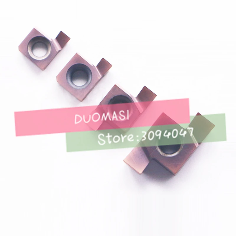 

10PCS 7GR 8GR 9GR 100/150/200/250/300 Inside Groove Carbide Turning Inserts for Steel and stainless steel