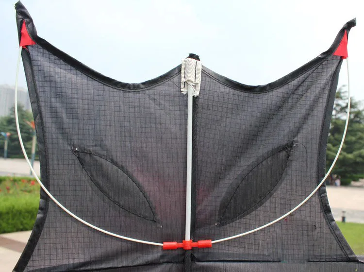 High quality 1.8 m Red Bat Power Kite  With  Kite Handle And Line Good Flying 3