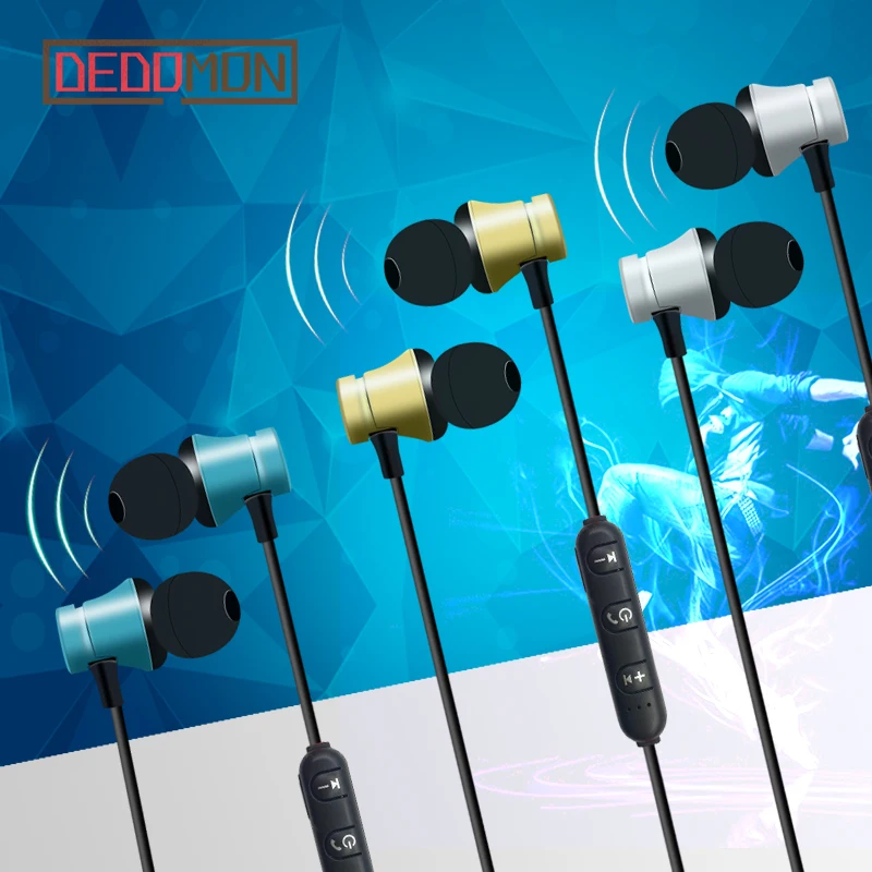 

Sports Bluetooth Earphone Fone de ouvido Wireless Bluetooth Headphones For Xiaomi iPhone Stereo Headset Ecouteur Auriculares