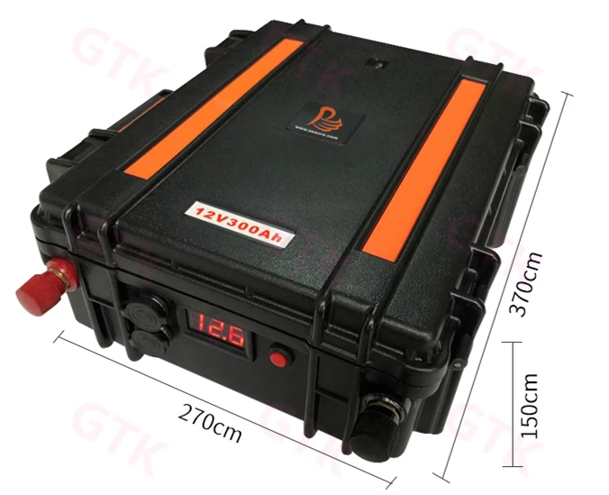 GTK 12V 200Ah 300Ah литиевая lipo батарея Портативный чехол высокой емкости для RV Кемпинг аварийный источник питания и т. д