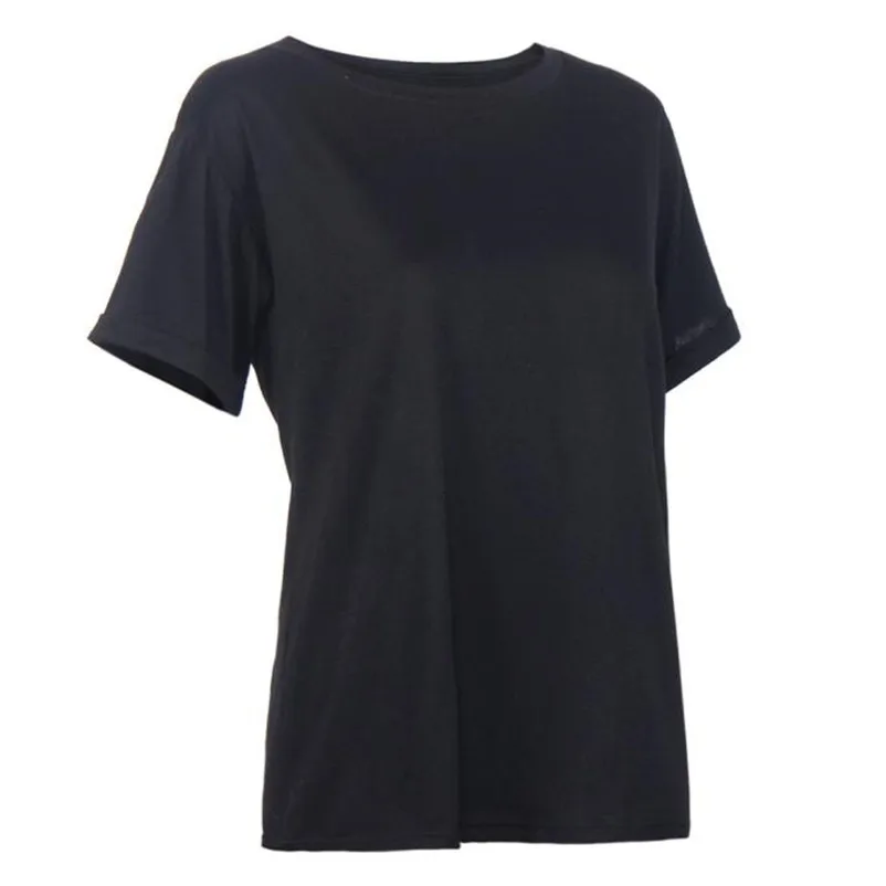 HOT sell Fashion womens tops and blouses summer 2018 Ladies O-Neck Short Sleeve Shirt Sport Shirt Tops Blouse camicette Y18#N  (2)