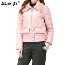 Модные женские туфли розовый повседневное нагрудные ягненка Мех животных передний карман Щепка Кнопка молния овчины пояса из натуральной кож