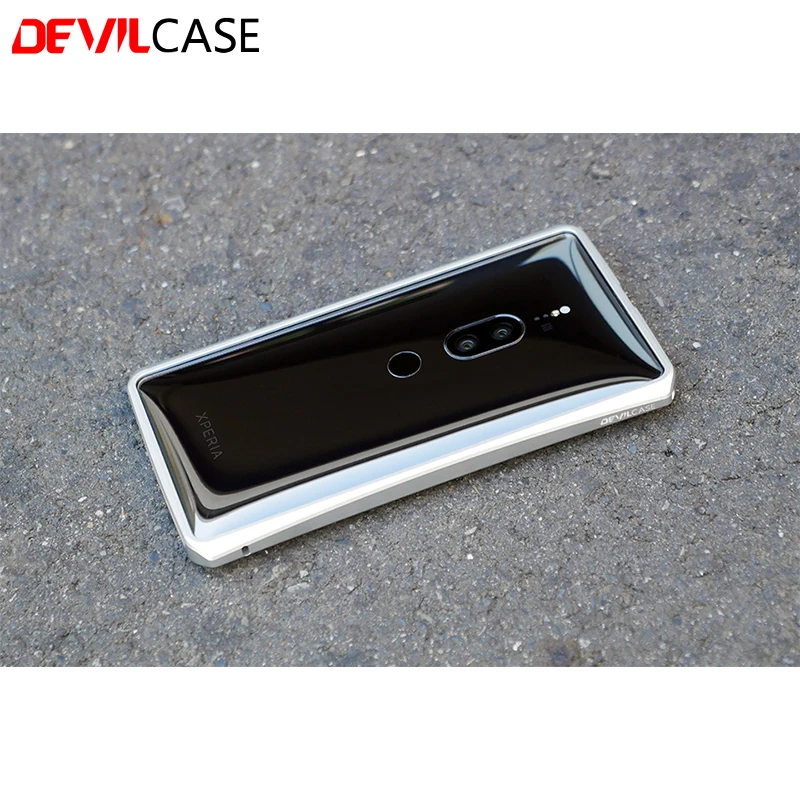 DEVILCASE для SONY XZ2 Премиум 5,8 дюймов дисплей Мобильный телефон бампер рамка Чехлы алюминиевый сплав металлический защитный корпус XZ2P накидка