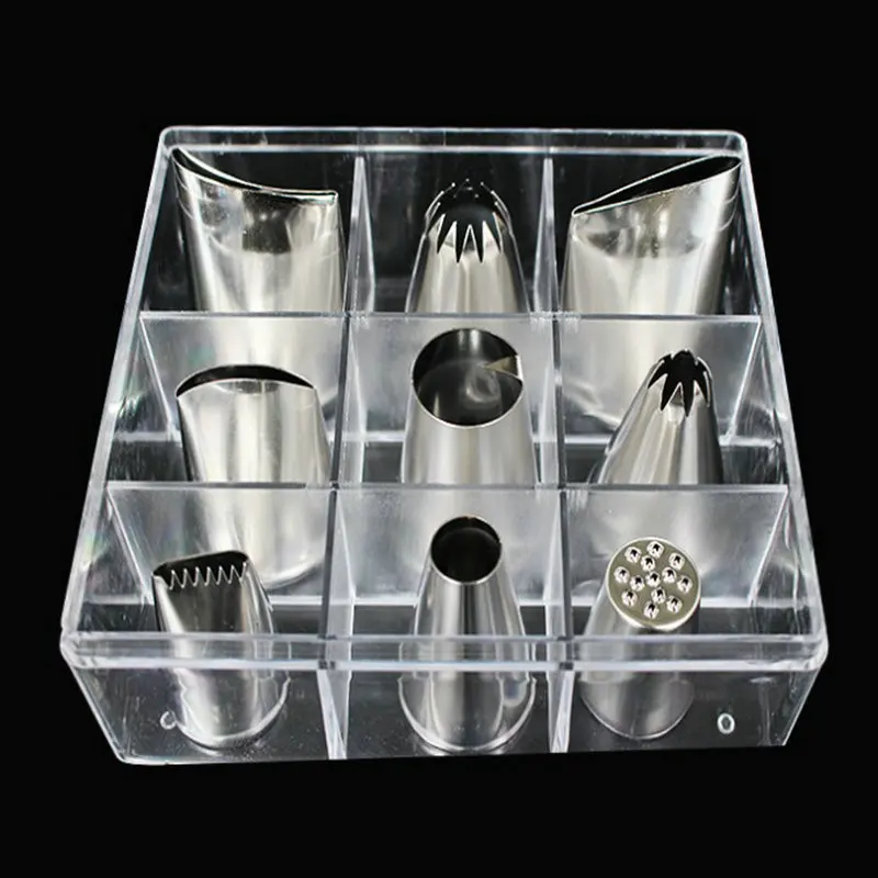 Buy AMW 9pcs/set Large Size Icing Piping Nozzles