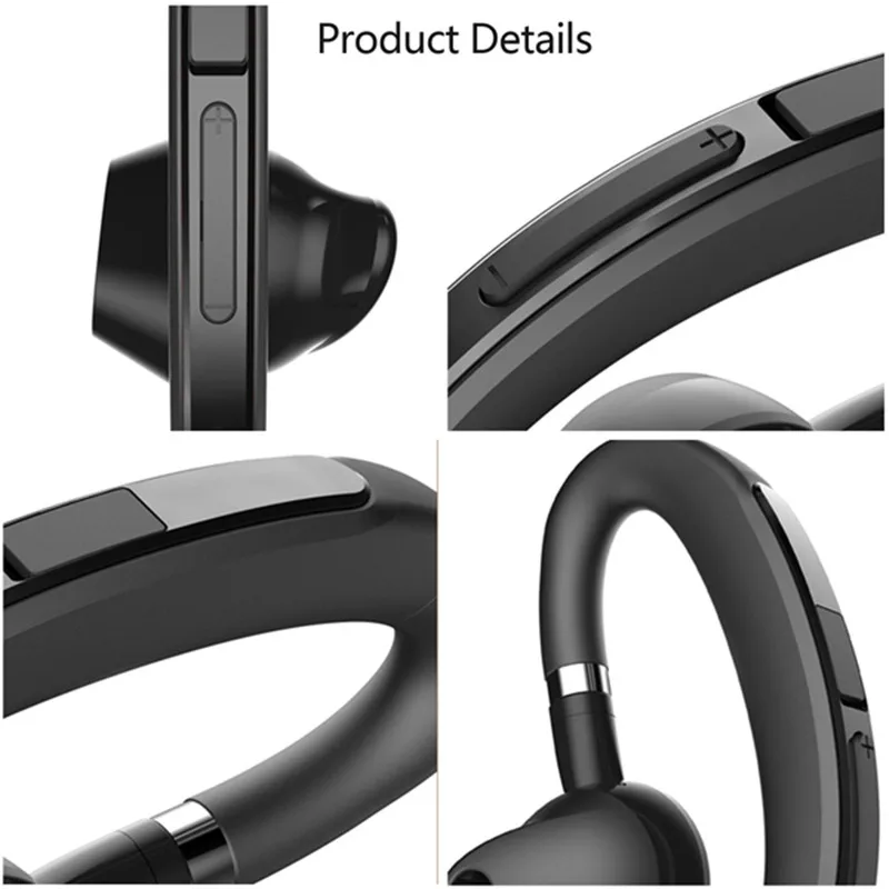 2019 New Fashion Men Business Hands Free Noise Cancelling Earphone Wireless Bluetooth Sports Headset With Mic For Phone Driving 2019 New Fashion Men Business Hands Free Noise Cancelling Earphone Wireless Bluetooth Sports Headset With Mic For Phone Driving