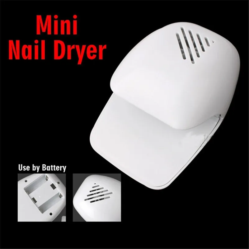1 PCS Portable Nail polish dryer factory direct glue dry battery mini