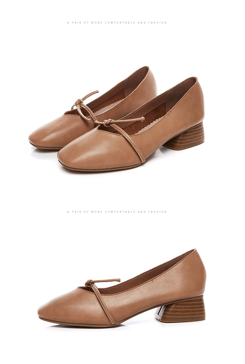 

sweet fenty beauty Brand women shoespumps Spring/Autumn Mary Janes Slip-On Square Toe Square heel Sweet Cross-tied Leisure A720