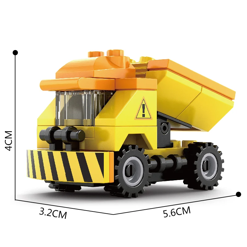 AUSINI город конструктор строительные блоки автомобиль дорожный каток автомобиль кирпичи Мальчик Модель игрушки для детей самосвал мальчиков Игрушки