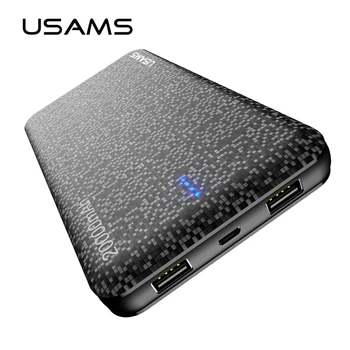 

USAMS Mosaic Ultra Slim 20000mAh Powerbank for Mobile Phone Universal Portable Power Bank for xiaomi mi powerbank