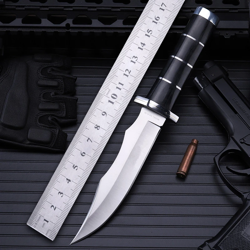 Дешевый Karambit высокое качество армии Фиксированным Лезвием Охотничьи ножи борьба выживания шестерни боевой прямой нож кемпинг для шашлыков EDC инстр...