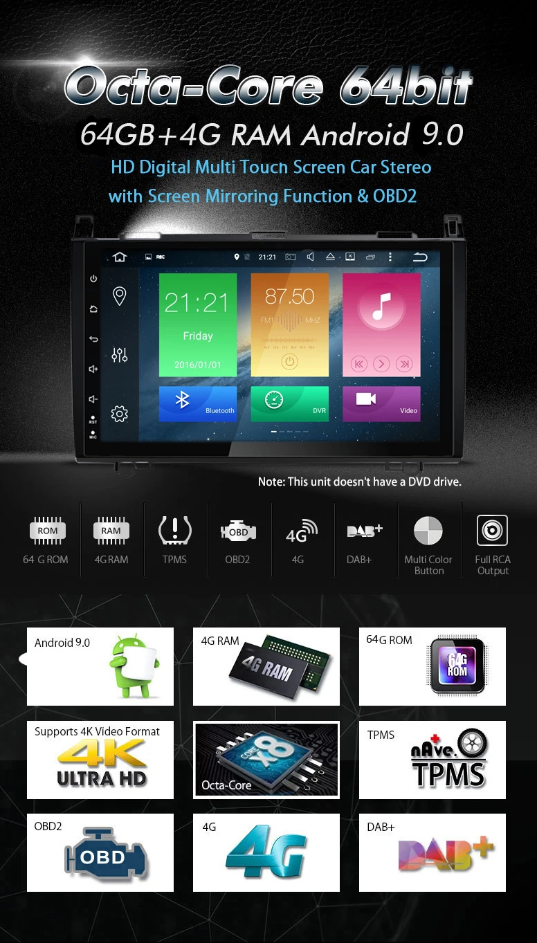 Sale 7" 4+64G RAM Android 9.0 System Car Radio Tape Recorder For Mercedes-benz B200 W169M W245 W639 A160 Octa Core GPS BT Music SWC 2