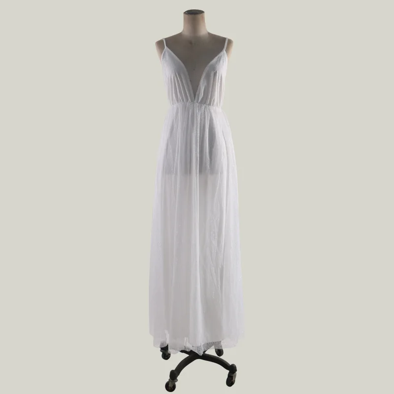 Fuedage, летнее сексуальное платье с блестками, женское длинное платье на бретельках, длинное платье с открытой спиной для ночного клуба, элегантные платья для вечеринок