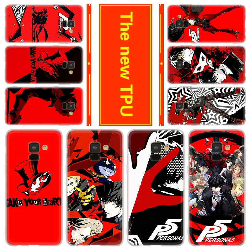 

Phone for Samsung Galaxy A50 A10 A20 A30 A60 A70 a750 a6 a8 a9 a7 2018 Plus a3 a5 a7 2016 2017 Cover Case p5 P Persona 5