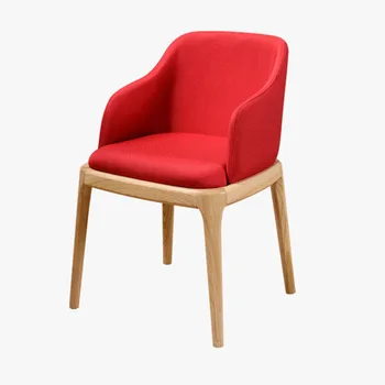 

Commercial Cafe Chairs Cafe Furniture solid wood+fabric/leather coffee chair dining chair chaise nordic furniture minimalist