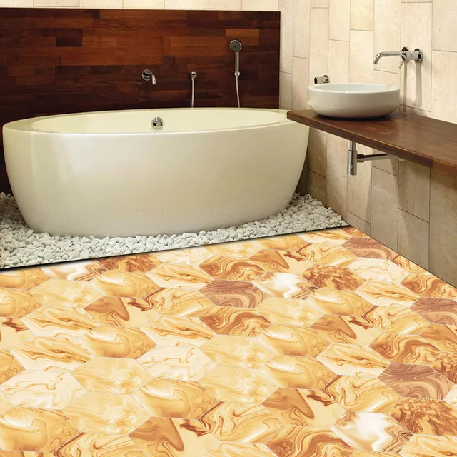 Buy Funlife Waterproof Bathroom Floor Sticker Decor