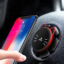 Suporte magnético de telefone para carro, volante, carro, suporte de telefone móvel em 360 graus, rotação, suporte com navegação gps, para iphone x