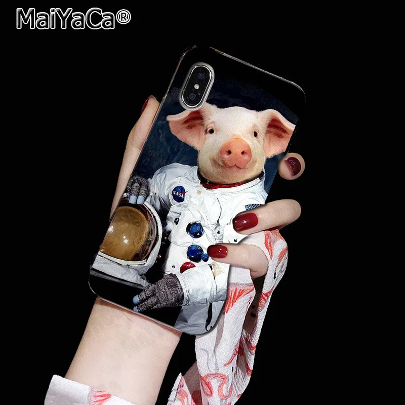 MaiYaCa астронавт животное собака корова Ленивец животное Забавный чехол для телефона чехол для iphone 11 pro 8 7 66S Plus X 10 5S SE XR XS MAX чехол - Цвет: 9