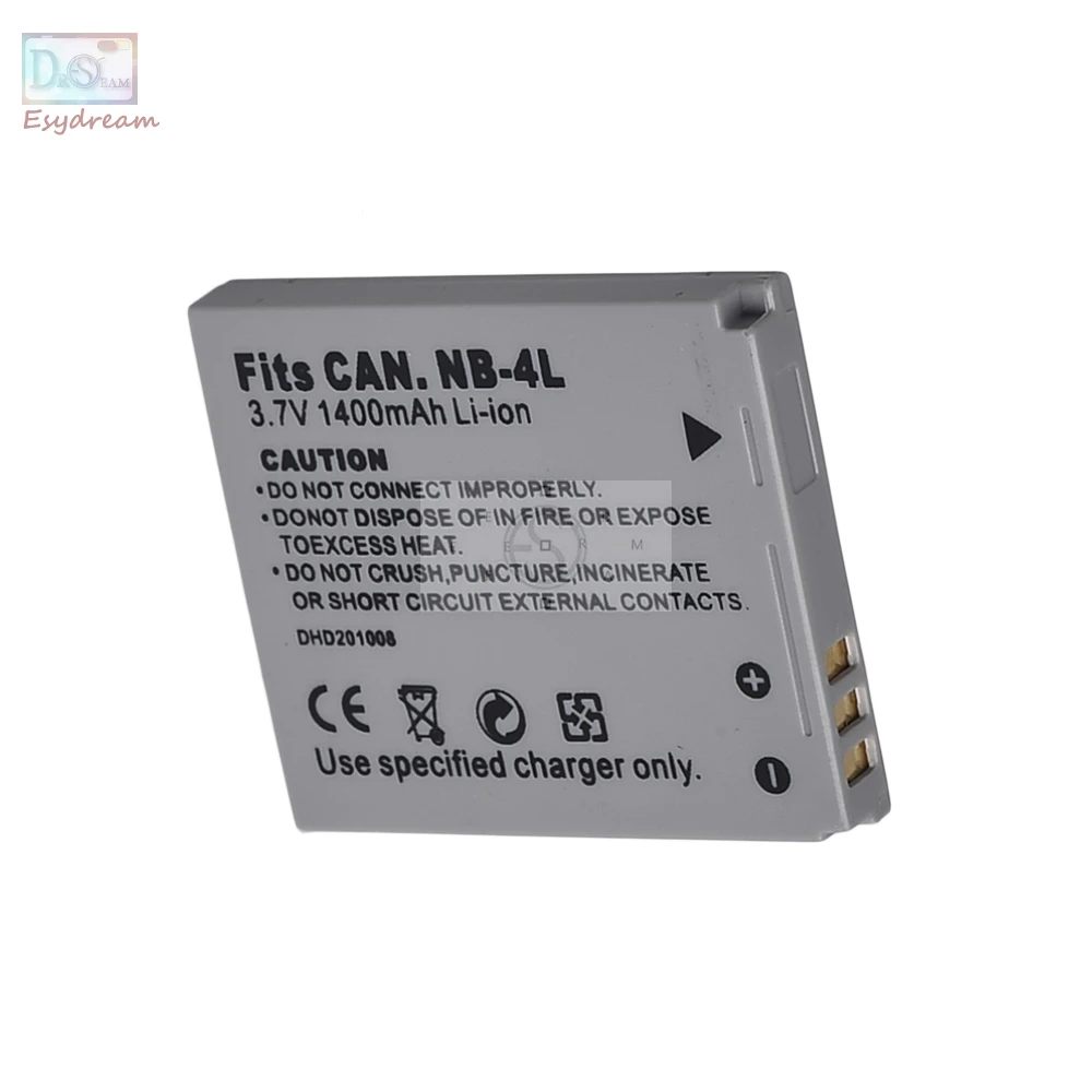 NB4L NB 4L 1400mAh Camera Battery for Canon IXUS 115 130 XY Digital 400F 55  PowerShot ELPH 100 TX1 SD400 SD940 PM056|battery for canon|camera  batterybattery for camera - AliExpress