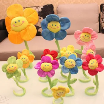

85cm Plush Plants Toys Curtain Clip Creative Flower Plush Toys For Children Bouquet Gifts home decor birthday