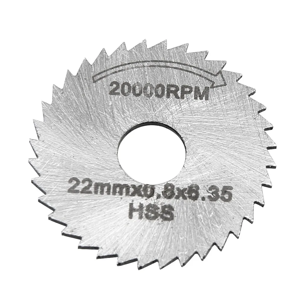 6 шт./компл. Мини HSS циркулярная пила Лезвие Из быстрорежущей инструментальной стали для обработки металла резак Мощность набор инструментов для резки древесины диски сердечник для дрели среза, Лидер продаж