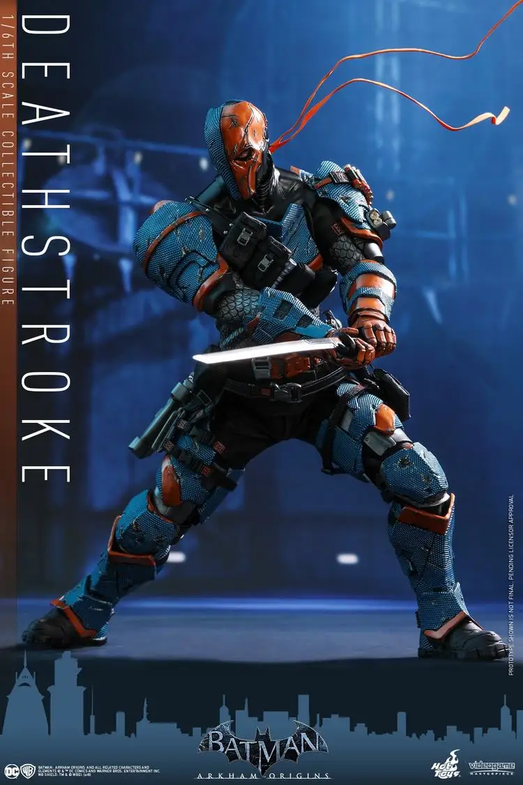 Полный набор 1/6 масштаб Бэтмен: Arkham Origins Deathstroke VGM30 фигурка игрушка Коллекционная фигурка кукла игрушки подарок с коробкой