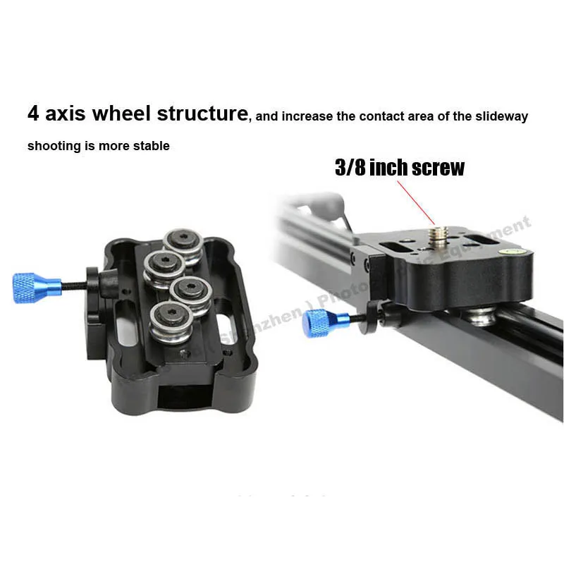 Профессиональный 120 см/4" подшипник видео трек слайдер Долли стабилизатор системы для DSLR камеры видеокамеры/лучше, чем скользящая площадка