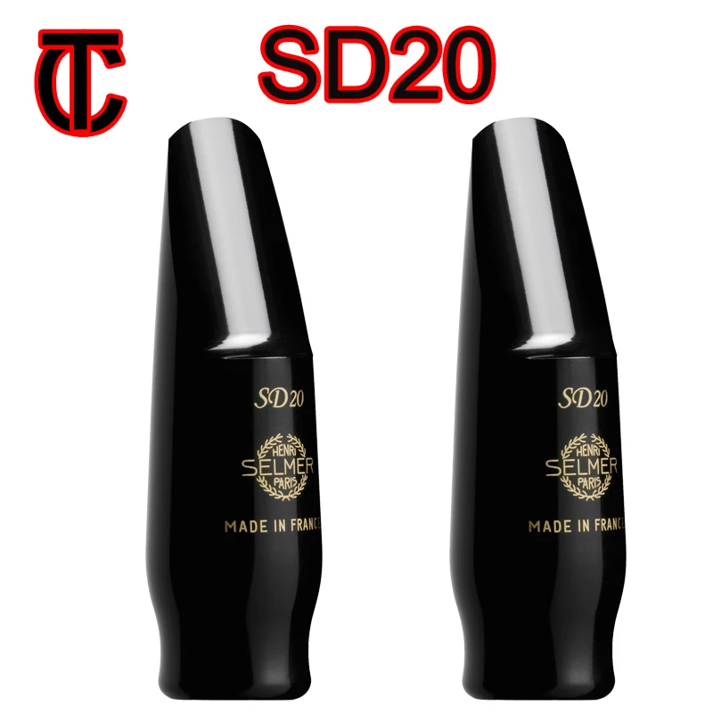 

France Paris Professional Instrument Saxophone Tenor Soprano Alto Bakelite Mouthpiece SD20 Sax Mouth Pieces Size 56789
