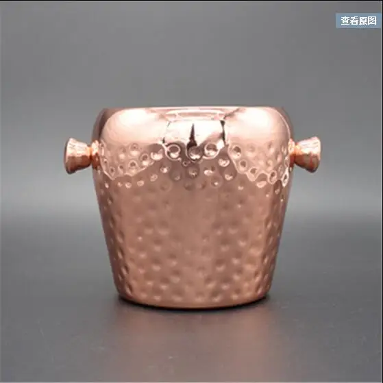 rose gold wine bucket