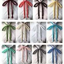 Kawaii Женская цветная японская школьная форма, костюм моряка, аксессуары для рубашки, Jk галстук-бабочка, Униформа, длинные галстуки-бабочки, галстуки для студентов