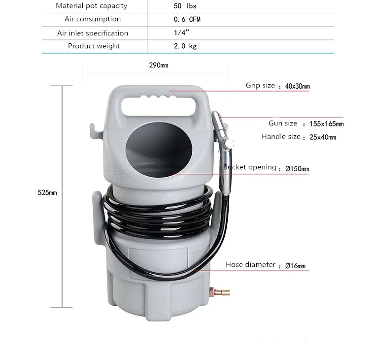 Портативное гравитационное пескоструйное пневматическое ружьё пескоструйная установка ржавчины маленькая пескоструйная машина Аэрограф краски баррель спрей инструменты